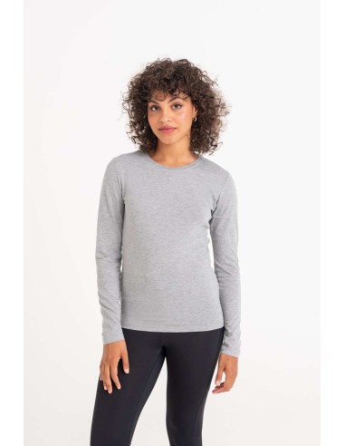 A-JT002F-Womens Long Sleeve Tri-Blend T